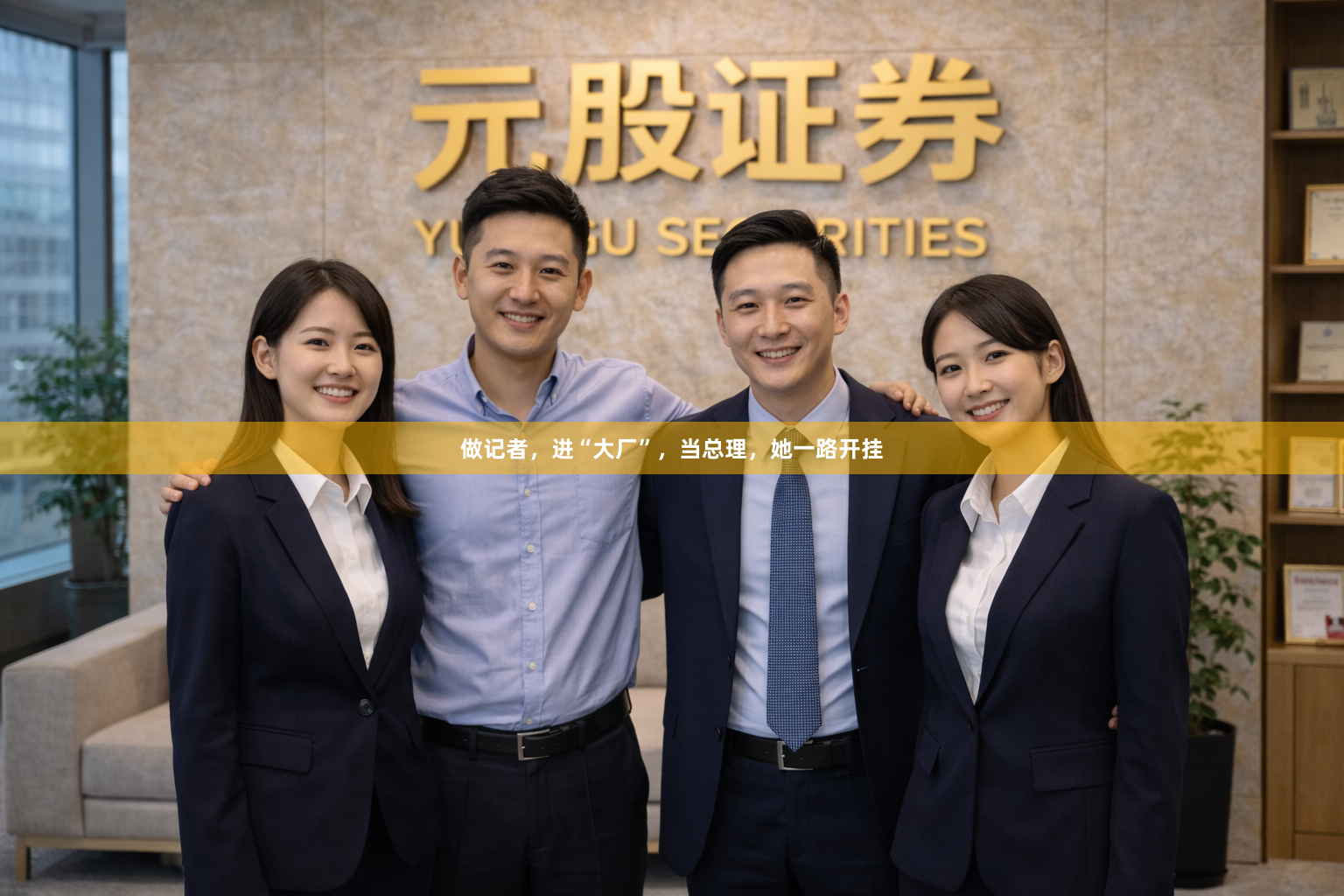 做记者，进“大厂”，当总理，她一路开挂