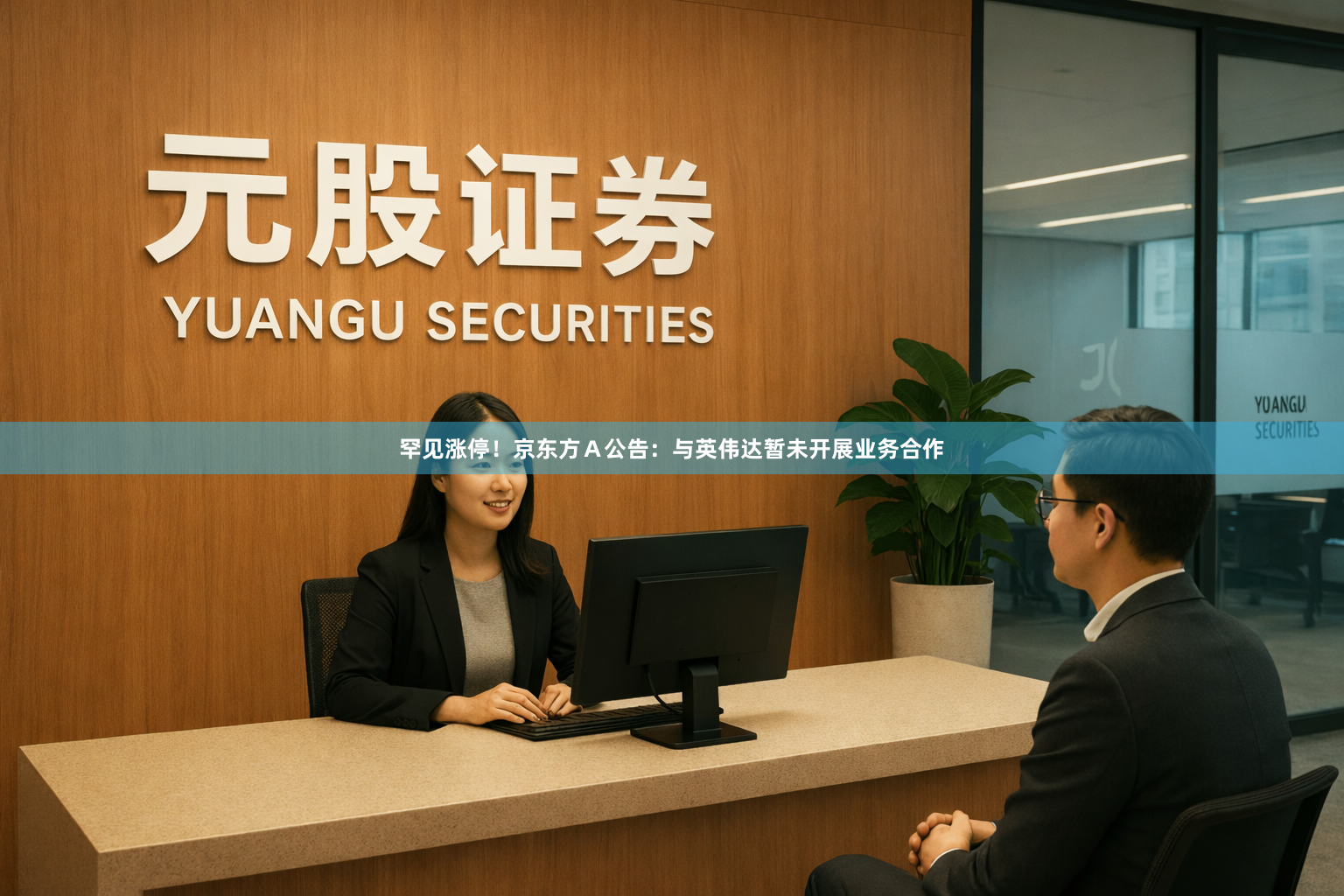 罕见涨停！京东方Ａ公告：与英伟达暂未开展业务合作
